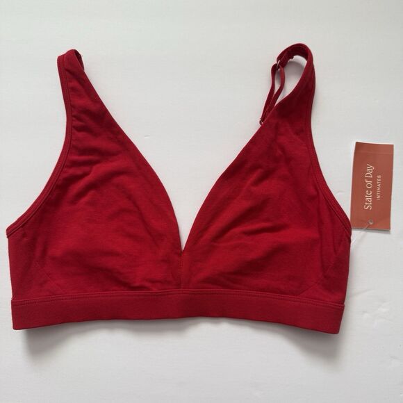 MWT State of Day Cotton Modal Bra Bralette Wireless Adjustable Modal 5 Colors - Picture 2 of 8